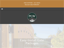 Tablet Screenshot of pacificgateworks.com